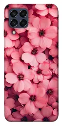 Чохол Demsky Pink flowers для Samsung Galaxy M33 5G
