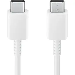 Кабель Samsung USB-C > USB-C заряджання/синхронізації 1.8м, Type-C, 5A, 100Вт, білий teh0013714