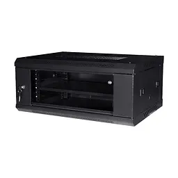 Комутаційна шафа NVC-4U/600x450x270 Black (25-00066) - мініатюра 1