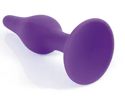 Анальна пробка B-Series Silicone Plug Purple, XL - мініатюра 3