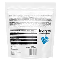 Підсолоджувач OstroVit Erythritol 1000 г - мініатюра 2