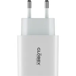 Зарядний пристрій Globex USB-C 20W FastPower white (20WC5A) - мініатюра 2