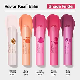 Бальзам для губ Revlon Kiss Balm відтінок 025 (Свіжа полуниця) 2.6 г (585609) - мініатюра 4