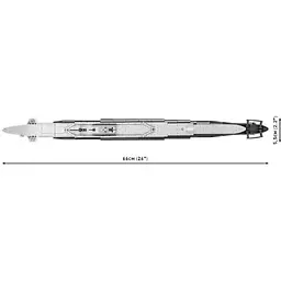 Конструктор Cobi Підводний човен USS Tang SS-306, масштаб 1:144, 777 деталей (COBI-4831) - мініатюра 8