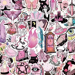 Стікерпак GeekLand Pink Cutie 50 штук - мініатюра 2