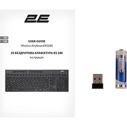 Клавіатура 2E KS280 WL UA Black (2E-KS280WBGR_UA) [150966] - мініатюра 9