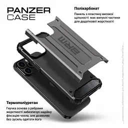 Чохол до мобільного телефона Armorstandart Panzer Samsung S24 Plus Grey (ARM75614) - мініатюра 4
