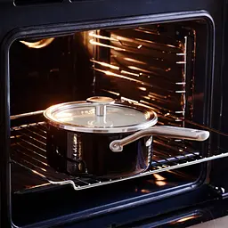 Ківш KitchenAid Steel Core з кришкою 20 см 2.4 л чорний (CC003288-001) - мініатюра 3