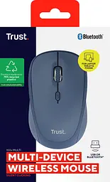 Комп'ютерна миша Trust Yvi+ Compact Multi-Device WL/BT/USB-A синій teh0014038 - мініатюра 6