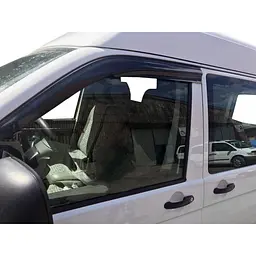 Дефлектори вікон ветровики Volkswagen T-5 / T6 2D 2003-2018 скотч SunPlex (SP-S-11) - мініатюра 2