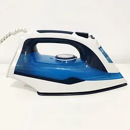 Прасувальна парова праска Domotec MS 2202 з керамічним покриттям підошви 2200W синя - мініатюра 2