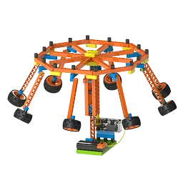 Конструктор Zephyr Blix Amusement поліпропіленовий розвивальний з моторчиком 340 елементів 7 моделей - мініатюра 3