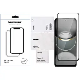 Скло захисне BeCover Tecno Spark 30 Pro (KL7) Black (713080) - мініатюра 4