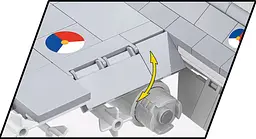 Конструктор Літак винищувач F-16AM Fighting Falcon COBI 5896 - мініатюра 5