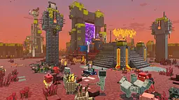 Гра Sony PlayStation 4 Minecraft Legends Deluxe Edition Російська Озвучка Б/в - мініатюра 9