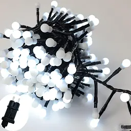 Світлодіодна гірлянда, 10 метрів, 220V, 480 leds, холодний білий (WLS-QX-DC2164C10) - мініатюра 5