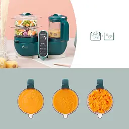 Пароварка-блендер Babymoov Nutribaby+ Opal green (A001136) - мініатюра 5