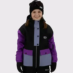 Куртка дитяча Rehall Stussy Junior 2026 152 Чорний-Фіолетовий