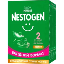 Дитяча суміш Nestogen 2 з лактобактеріями L. Reuteri від 6 міс. 1 кг (7613287110046)