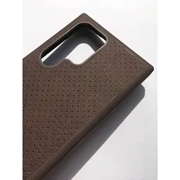 Оригінальний протиударний шкіряний чохол Samsung для Galaxy S24 Ultra Incipio Protective Leather Case Brown - мініатюра 9