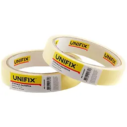 Стрічка малярна Unifix 20 мм x 20 м жовта (в упаковці 5 шт.)