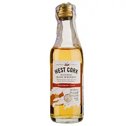 Віскі West Cork Bourbon Cask Blended Irish Whisky 40% 0.05 л