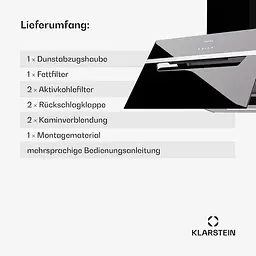 Витяжка Klarstein BigBite 60 A++ (10045552) - мініатюра 8
