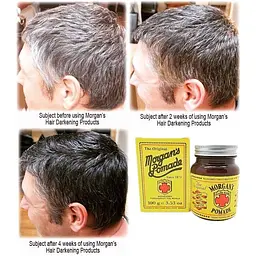 Помада для затемнення волосся Morgan's Hair Darkening Pomade 50 г - мініатюра 4