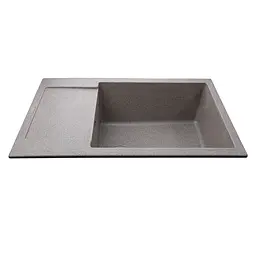 Гранітна мийка Globus Lux Malabi мокко 780x500мм 000023491, Сірий - мініатюра 2