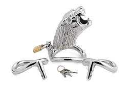 Клітина для члена Master Series Tiger King Cock Cage With Lock - мініатюра 2
