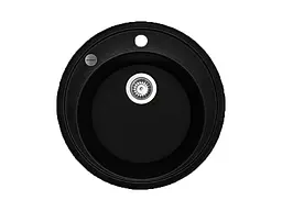 Кухонна мийка Adamant SUN антрацит d 510x200 мм, без крила d 51
