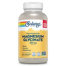 Магній гліцинат для нервової системи та покращення сну, Magnesium Glycinate 350 мг - 240 vcaps
