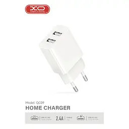 Зарядний пристрій XO 2xUSB QC 3.0 (XO-QC09) - мініатюра 4