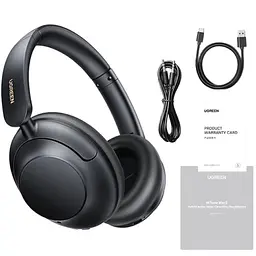 Навушники UGREEN HP202 HiTune Max5 Hybrid ANC Black - мініатюра 6