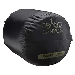 Спальний мішок Grand Canyon Kansas 190 0°C Capulet Olive Left (340019), Оливковый - мініатюра 7