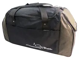 Дорожня сумка Wallaby 447-5 нейлон 420D 59 л 48+18х32х28 см Чорна з хакі