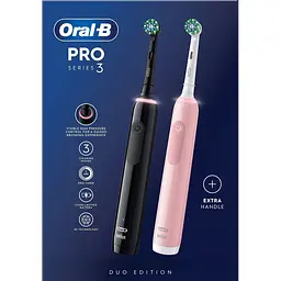Електрична зубна щітка Oral-B D505 PRO 3 3900 Black + Pink [123943] - мініатюра 6