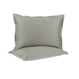 Наволочки з вушками сатин premium 300ТС Lotus Home - Florida оливковий 50x70+2,5 (2 од)