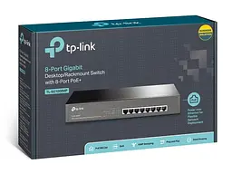 Комутатор TP-Link TL-SG1008MP - мініатюра 3