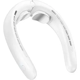 Вентилятор портативний Hoco HX23 Spirit neck hanging fan white - мініатюра 2