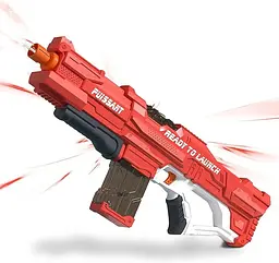Водяний пістолет дитячий Combat Water Gun з автоматичним набором води для літніх ігор - мініатюра 4