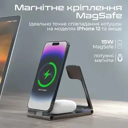 Зарядний пристрій Promate aurafold-trio - мініатюра 4