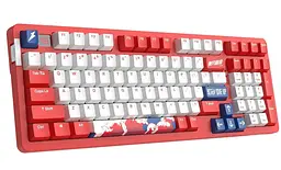 Клавіатура DAREU A98 Pro Red White (KB-A98P-RD) - мініатюра 2