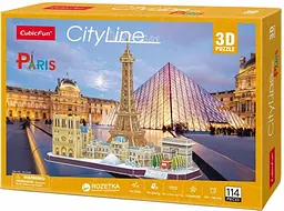 ТРИХМІРНА ГО ЛОВОЛОМКА-КОНСТРУКТОР "CITY LINE PARIS" MC254h