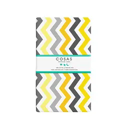 Євро простирадло Cosas Yellow Zigzag 220х240 см (ZigYellowGrey_240s) - мініатюра 4