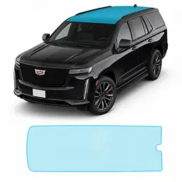 Антигравійна захисна бронеплівка за лекалами для Cadillac Escalade V 2021- зона даху