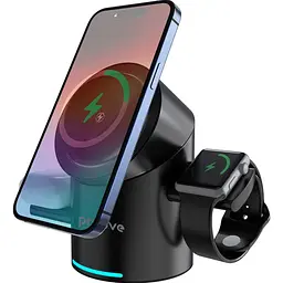 Бездротовий зарядний пристрій Proove Optimus 3in1 Black (WSOP15000001) [115581] - мініатюра 8