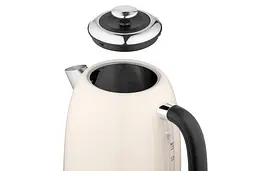 Електрочайник Ardesto EKL-F410BG, Beige, 2200 Вт, 1.8 л, дисковий, індикатор роботи, корпус нержавіюча сталь, захист від перегріву та автоматичне відключення при відсутності води - мініатюра 2