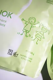 Еко порошок для прання дитячих білих та кольорових речей Green Max 1 кг Choice - мініатюра 2