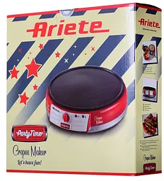 Млинниця Ariete Crepes Maker Party Time 0202 червона - мініатюра 6